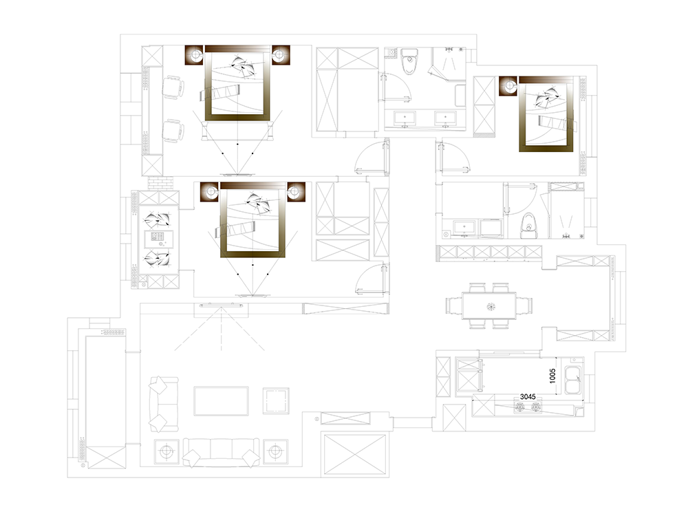 大連家裝設(shè)計案例戶型圖 戶型布置圖.png